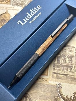 Amazon.co.jp: ラダイト テックドロー 木軸 特上チーク瘤 シャーペン